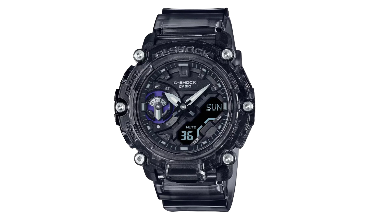 ANALOG-DIGITAL Sound Wave Series "Black / Transparent" GA2200SKL 8A
