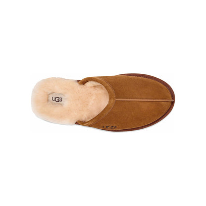 Men's Scuff Slipper in Chestnut