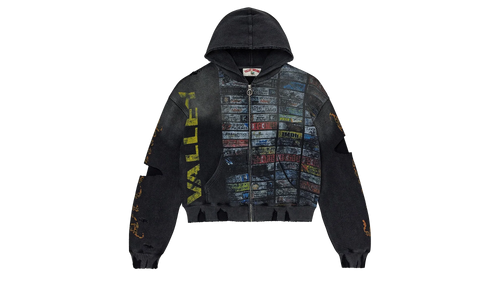 Vale Forever Zip Up Hoodie "Glitch" VAL74