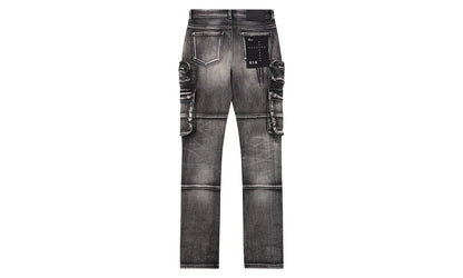 Slate Cargo Denim "Grey" B1839ASSTM