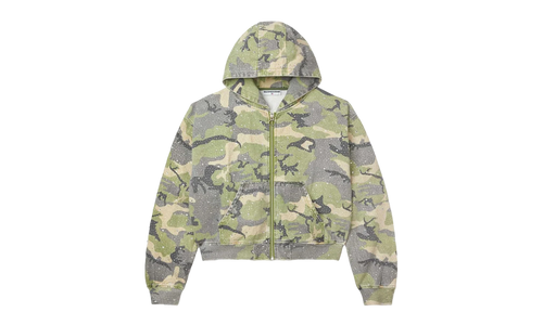 Crystal Camo Work Zip Up Jacket "Green" 10076922