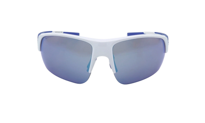 Changeup Dual Sunglasses "Gray Mirror - Shiny White / Royal Blue" S8650129 045