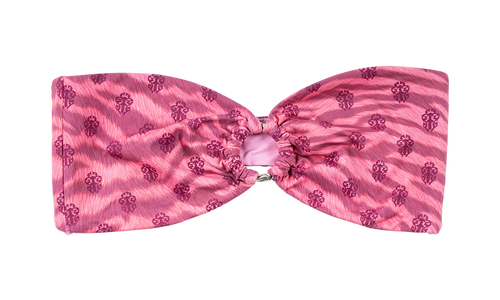 X dipped in blue bikini top "Pink" CHRM1080