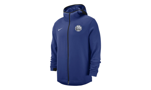 NBA Golden State Warriors Basketball Dry Fit Full Zip Hoodie "Blue" 940876 495