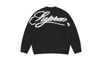 Angora Script Sweater "FW25 - Black" SU26810