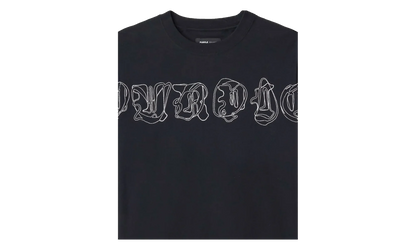 Logo Print Cotton T-Shirt "Black" P104 TBGO425