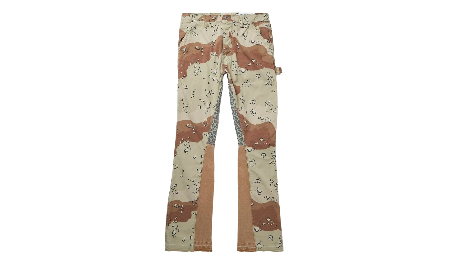 Chocolate Chip LA Flare Camouflage Trousers "Brown" LA 5365 FCHCH