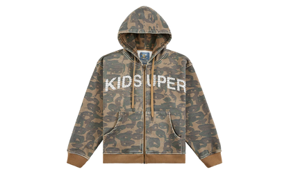 Kid Super Face Camo Hoodie "Green" KS005