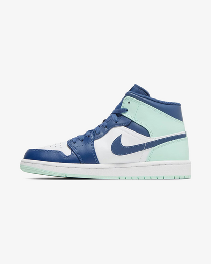 NIKE AIR JORDAN1 MID BLUE MINT