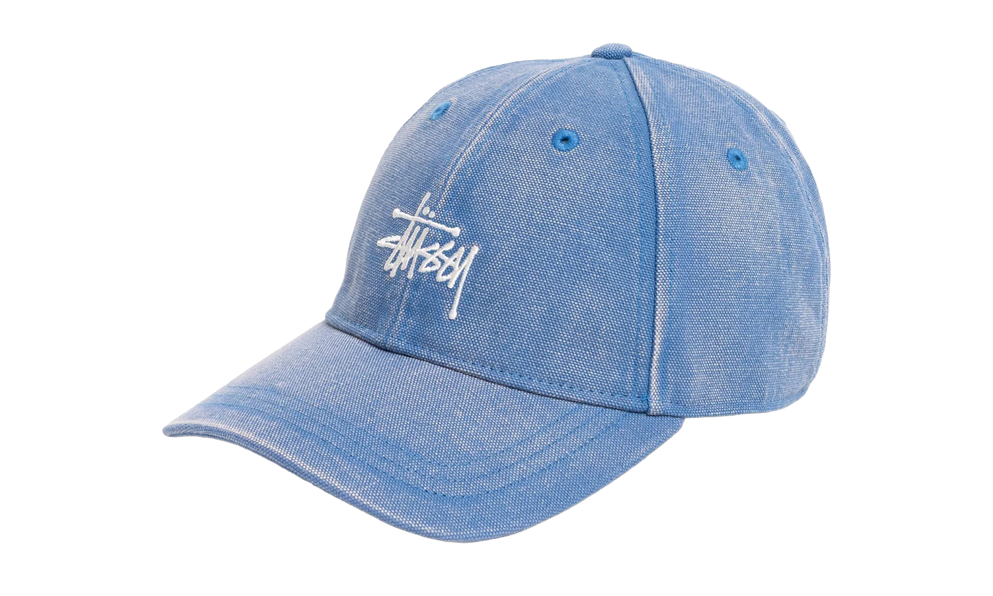 Basic CAP WASHED CANVAS "Blue" STUS404