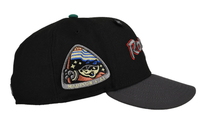 59FIFTY Rocket City Trash Pandas 59Fifty Fitted Hat "Black / Graphite / Metallic" 123451298542