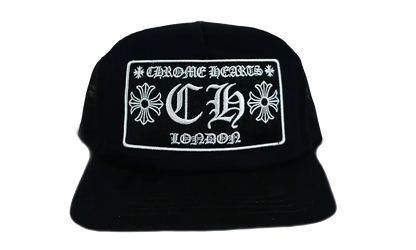 TRUCKER HAT "LONDON - Black/White" CHRM0939