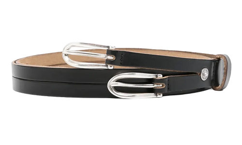 Twin Tongue Belt "Black" A2258TBC