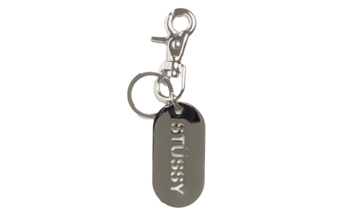METAL TAG KEYCHAIN "Silver" STUS332