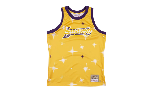 NBA Airbrush Knit Jersey "Los Angeles Lakers - Yellow" TTNKBW18029 LALYELL