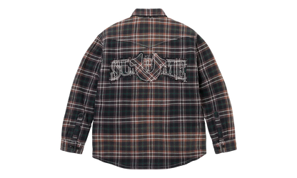 True Religion Quilted Lined Plaid Flannel "FW25 - Black" SU27089