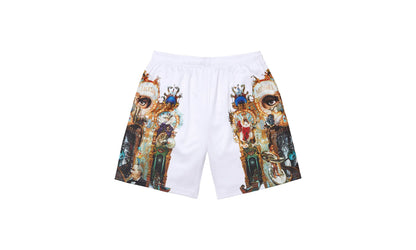 Michael Jackson® Dangerous Mesh Short "FW25 - White" SU26850