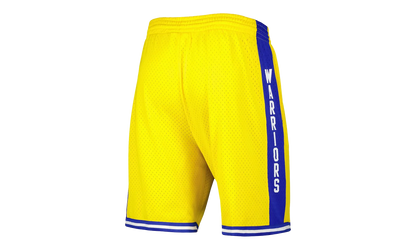 NBA Swingman Home Shorts "1974-75 Golden State Warriors - Yellow" SMSHGS18229 GSWYELL74