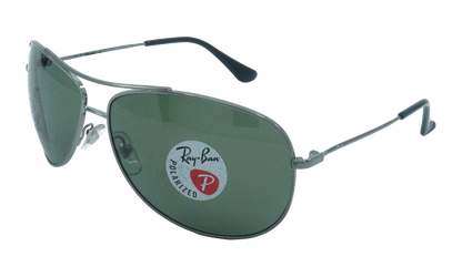 Aviator Polarized Sunglasses "Gun Metal" RB3293-004-9A_63
