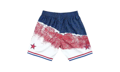 NBA Sublimated Swingman Shorts "2003 All-Star East - White" SMSHNG18425 ASEWHIT03