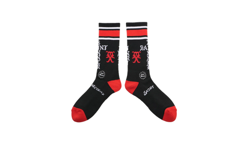 Sinner Socks "Black / Red" SM HR1 0000 112