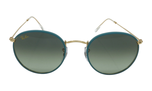 ROUND FULL COLOR SUNGLASSES "PETROLEUM ON LEGEND GOLD" RB3447JM-9196BH_50