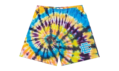 EE Basic Shorts (FW22) "Tie Dye Yellow Blue" EE217