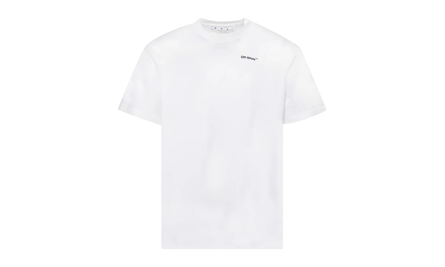 Caravag Arrow Over Short-Sleeve Tee "White" OMAA038C99JER0050110