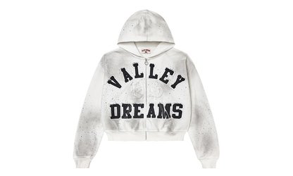 Classico Zip Up Hoodie "White" VAL145