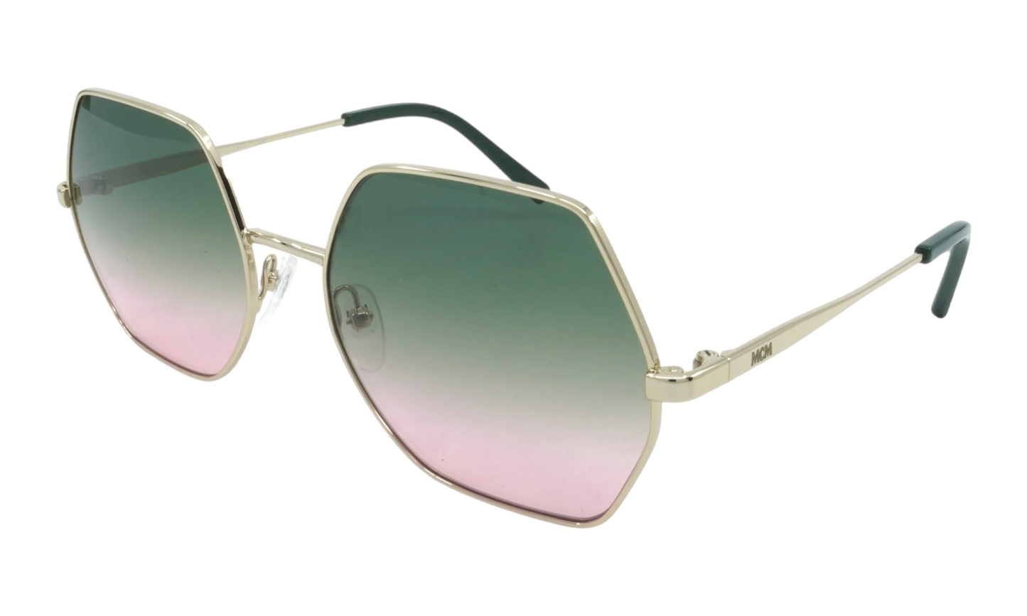 Rectangle Sunglasses "Shiny Gold" MCM140S-727