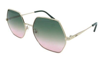 Rectangle Sunglasses "Shiny Gold" MCM140S-727