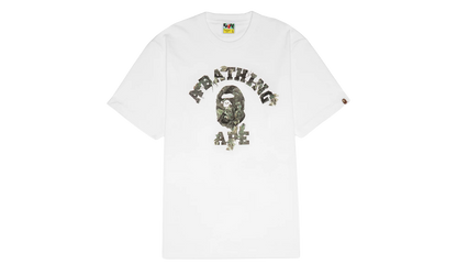 Tree Edge Camo College Tee "White / Brown" 1L80 110 030 WHT