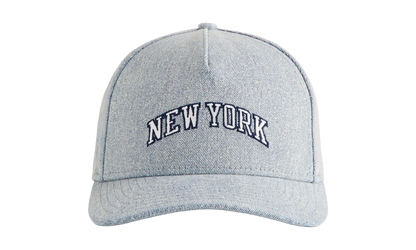 New York Knicks Denim 9Forty M Crown Snapback "Mid Indigo" khm051286 452
