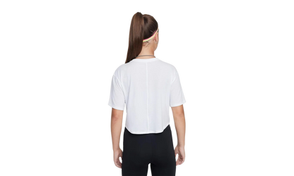 Relaxed Dri-FIT Short-Sleeve Top GS "White / Black" FZ5602 100