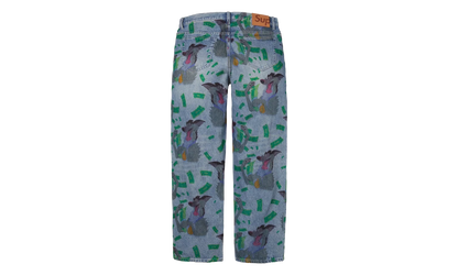 All Dogs Go To Heaven Loose Fit Jean "FW25 - Washed Indigo" SU26919
