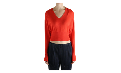 V Cropped Top WMNS "Coral" RP01F6665 WS 83