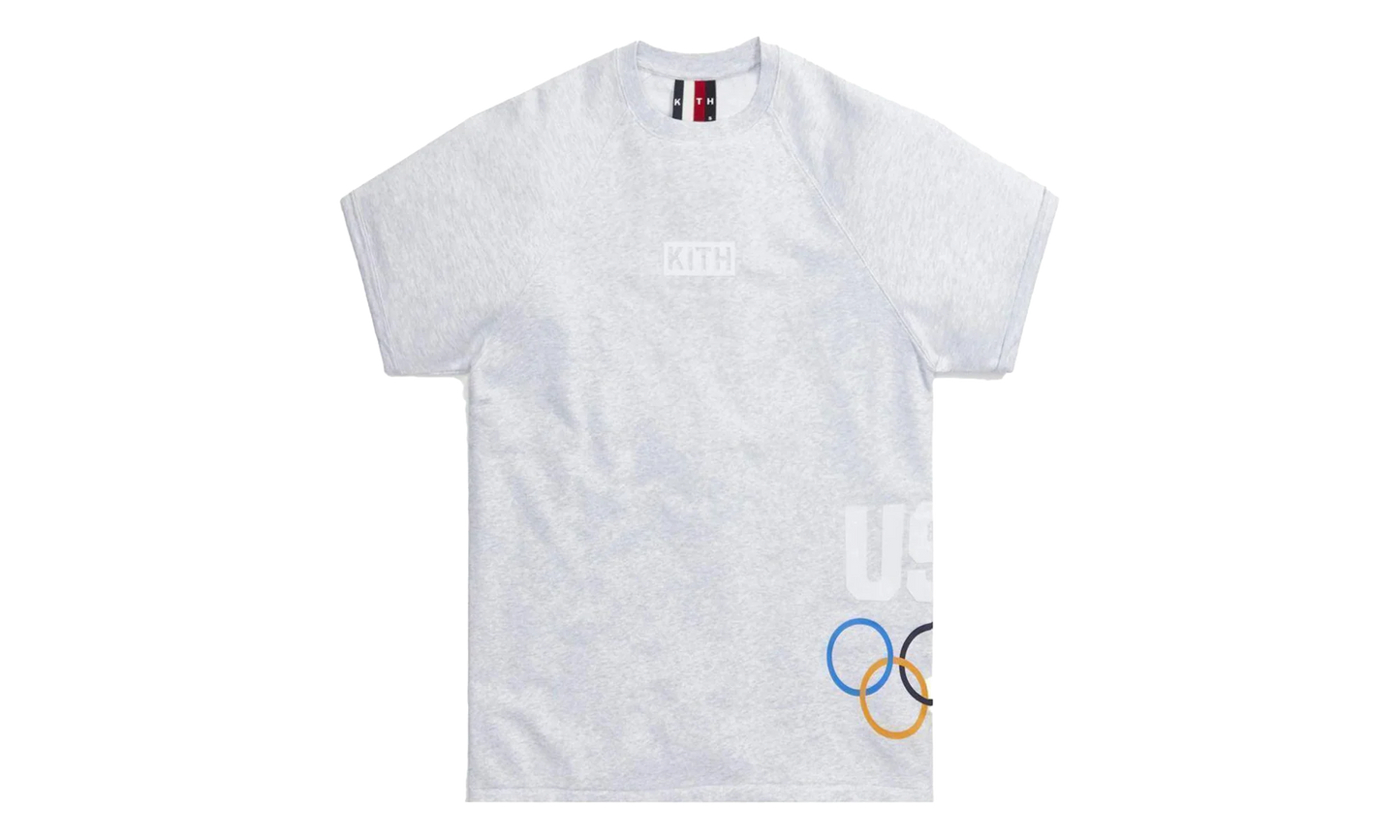 Team USA 5 Rings Howard Tee "Light Heather Grey" KITH73
