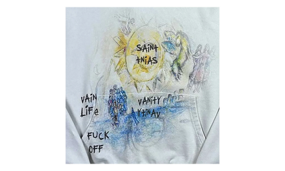 Fuck Off Pullover Hoodie "White" SV FCK OFF