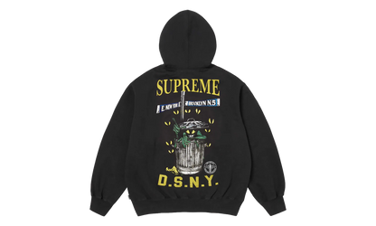 DSNY Zip Up Hooded Sweatshirt "SS26 - Black" SU27113