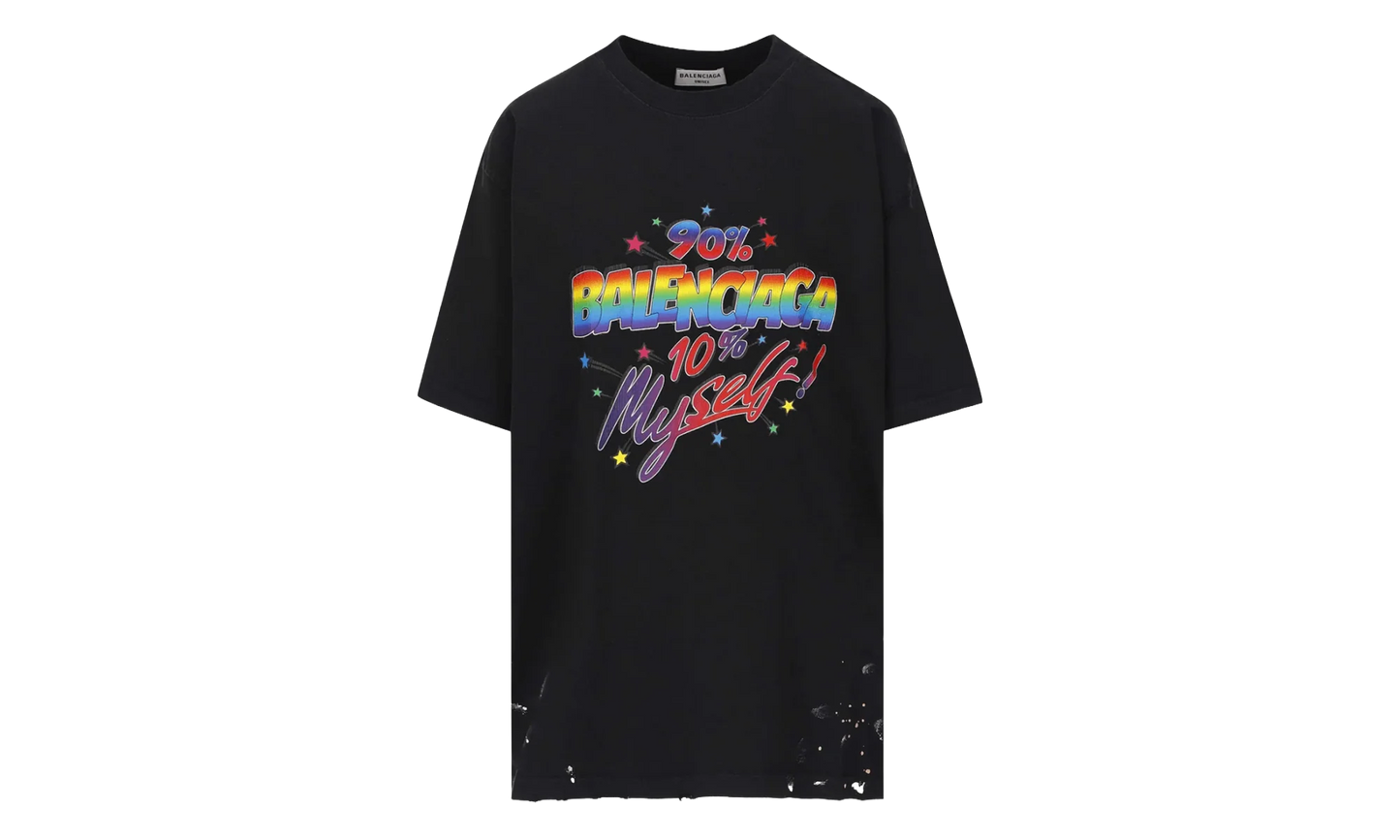 90% Myself Short Sleeve Tee "Black" 641655TMVH3