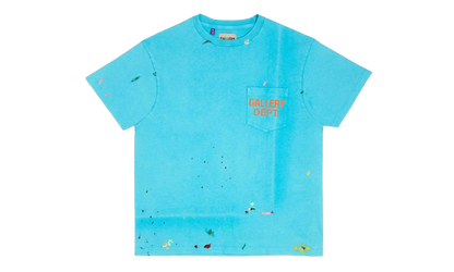 Vintage Logo Painted T-Shirt "Turquoise" GD041