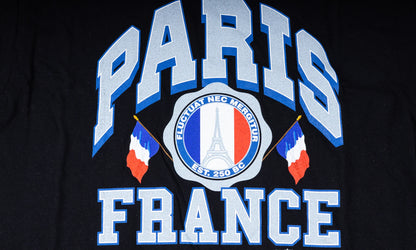 Paris France Tee "Black" STUS311
