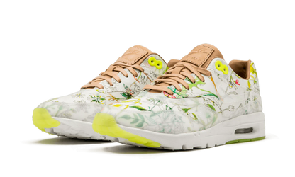 AIR MAX 1 ULTRA LIB QS MNS WMNS "WHITE / WHITE / VACHETTA TAN / VOLT" 844135 100