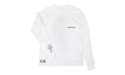 Cemetery Cross Longsleeve T-Shirt "White" CHRM0698