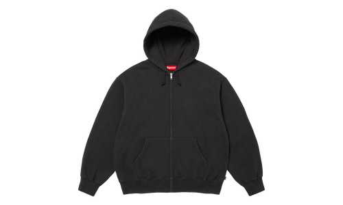 Cut Out Zip Up Hoodie "Black" SU27264