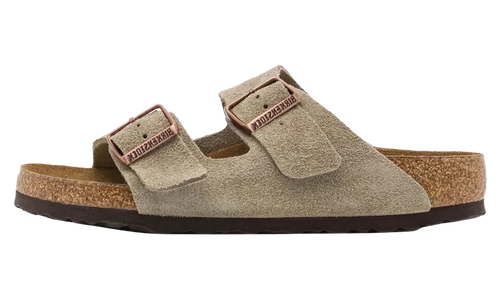 Arizona Soft Footbed "Suede Taupe - Narrow fit" 951303