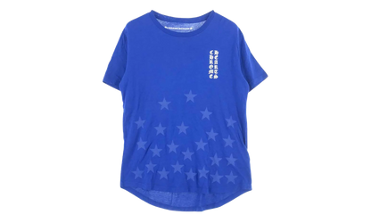 Vertical Logo Graphic Print T-Shirt "Blue" CHRM0823