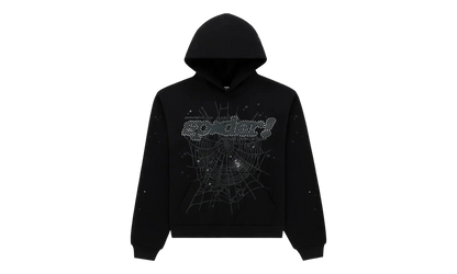 Rhinestone Punk V2 Hoodie "Black" SP5der337