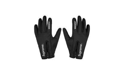 WINDSTOPPER Zip Gloves "FW25 - Black" SU26875