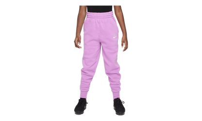 Sportswear Club Fleece Girls' High-waisted Fitted Pants GS "Rush Fuchsia / Rush Fuchsia / White" FD2921 532